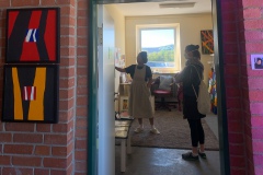 Blick in das Atelier von Hojung Kang