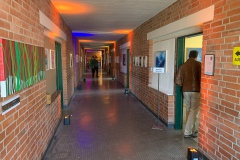 Blick in den Flur der Kunstetage